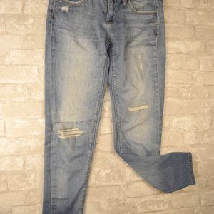 White House Black Market Girlfriend distressed jeans Women's/Junior's size 2
